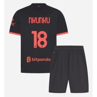 Køb  AC Milan Christopher Nkunku #18 Tredjetrøje fodboldsæt børn 2026-27
