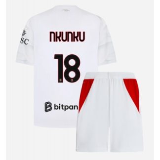 Køb  AC Milan Christopher Nkunku #18 Udebanetrøje sæt til børn 2026-27