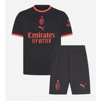 Køb  AC Milan Tredjetrøje fodboldsæt børn 2026-27