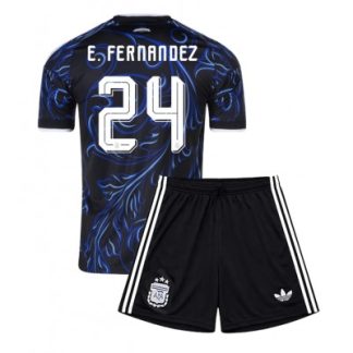 Køb  Argentina Enzo Fernandez #24 Udebanetrøje sæt til børn VM 2026