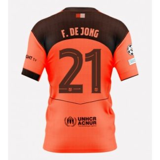 Køb  Barcelona Frenkie de Jong #21 Tredjetrøje 2025-26 herre fodbold trøje kortærmet
