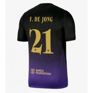 Køb  Barcelona Frenkie de Jong #21 Udebanetrøje 2026-27 herre fodbold trøje kortærmet