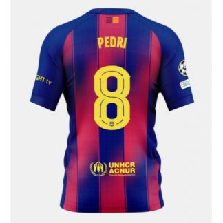Køb  Barcelona Pedri Gonzalez #8 Hjemmebanetrøje 2025-26 herre fodbold trøje kortærmet