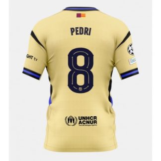 Køb  Barcelona Pedri Gonzalez #8 Udebanetrøje 2025-26 herre fodbold trøje kortærmet