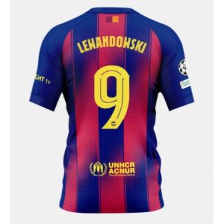 Køb  Barcelona Robert Lewandowski #9 Udebanetrøje 2025-26 herre fodbold trøje kortærmet
