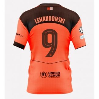 Køb  Barcelona Robert Lewandowski #9 Tredjetrøje 2025-26 herre fodbold trøje kortærmet 3