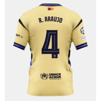 Køb  Barcelona Ronald Araujo #4 Udebanetrøje 2025-26 herre fodbold trøje kortærmet