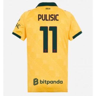 Køb  AC Milan Christian Pulisic #11 Tredjetrøje Dame Fodboldtrøjer 2025-26 Kortærmet