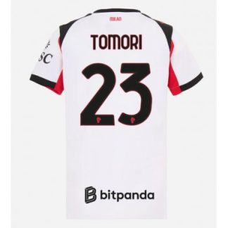 Køb  AC Milan Fikayo Tomori #23 Udebanetrøje Dame Fodboldtrøjer 2025-26 Kortærmet