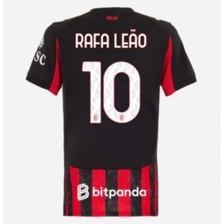 Køb AC Milan Rafael Leao #10 Hjemmebanetrøje Dame Fodboldtrøjer 2025-26 Kortærmet på nettet Køb AC Milan Rafael Leao #10 Hjemmebanetrøje Dame Fodboldtrøjer 2025-26 Kortærmet