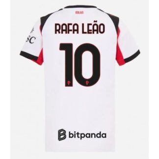 Køb AC Milan Rafael Leao #10 Udebanetrøje Dame Fodboldtrøjer 2025-26 Kortærmet på nettet Køb AC Milan Rafael Leao #10 Udebanetrøje Dame Fodboldtrøjer 2025-26 Kortærmet