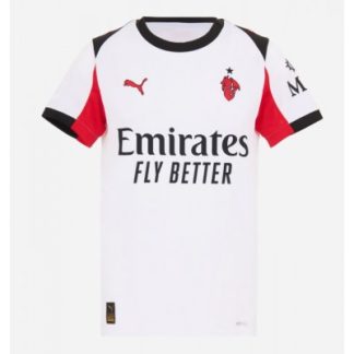 Køb AC Milan Udebanetrøje Dame Fodboldtrøjer 2025-26 Kortærmet på nettet Køb AC Milan Udebanetrøje Dame Fodboldtrøjer 2025-26 Kortærmet
