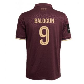 Køb  AS Monaco Folarin Balogun #9 Udebanetrøje 2026-27 herre fodbold trøje