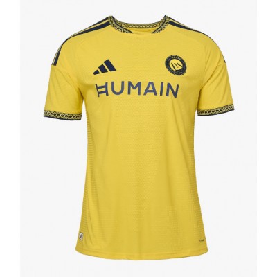 Køb Gul Al-Nassr Dame Fodboldtrøjer 2026-27 Hjemmebanetrøje Kortærmet på nettet Køb Gul Al-Nassr Dame Fodboldtrøjer 2026-27 Hjemmebanetrøje Kortærmet