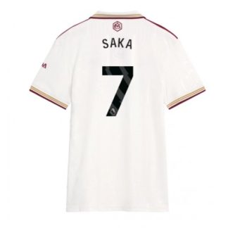 Køb  Arsenal Bukayo Saka #7 Tredjetrøje Dame Fodboldtrøjer 2025-26 Kortærmet