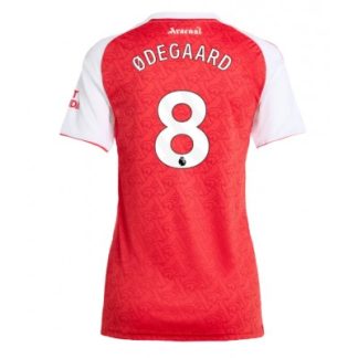 Køb  Arsenal Martin Odegaard #8 Hjemmebanetrøje Dame Fodboldtrøjer 2025-26 Kortærmet