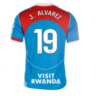 Køb  Atletico Madrid Julian Alvarez #19 Tredjetrøje Dame Fodboldtrøjer 2025-26 Kortærmet