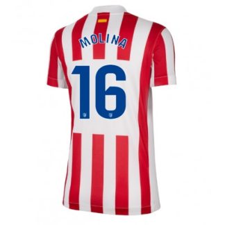 Køb  Atletico Madrid Nahuel Molina #16 Hjemmebanetrøje Dame Fodboldtrøjer 2025-26 Kortærmet