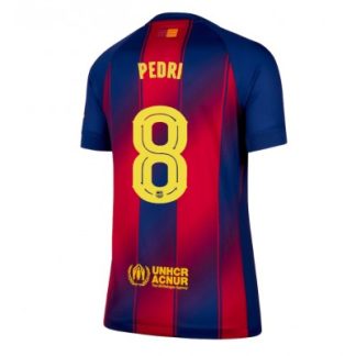 Køb  Barcelona Pedri Gonzalez #8 Hjemmebanetrøje Dame Fodboldtrøjer 2025-26 Kortærmet