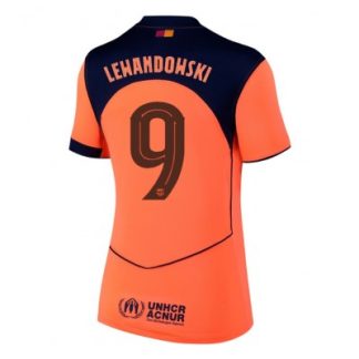 Køb  Barcelona Robert Lewandowski #9 Tredjetrøje Dame Fodboldtrøjer 2025-26 Kortærmet