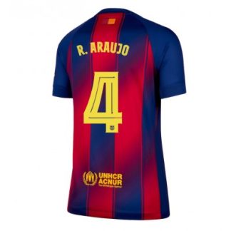 Køb  Barcelona Ronald Araujo #4 Hjemmebanetrøje Dame Fodboldtrøjer 2025-26 Kortærmet