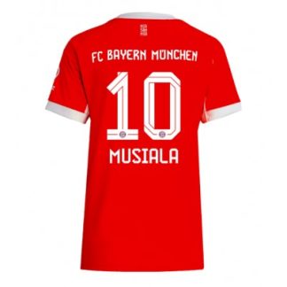 Køb  Bayern Munich Jamal Musiala #10 Hjemmebanetrøje Dame Fodboldtrøjer 2025-26 Kortærmet