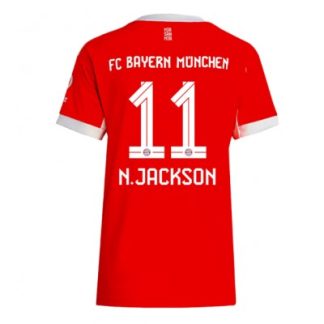 Køb  Bayern Munich Nicolas Jackson #11 Hjemmebanetrøje Dame Fodboldtrøjer 2025-26 Kortærmet