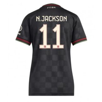 Køb  Bayern Munich Nicolas Jackson #11 Tredjetrøje Dame Fodboldtrøjer 2025-26 Kortærmet