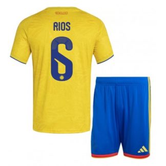 Køb  Colombia Richard Rios #6 Udebanetrøje sæt til børn VM 2026