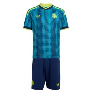 Køb  Colombia hjemmebanetrøje sæt til børn VM 2026 gul og blå 2