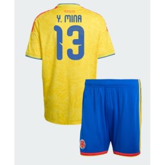 Køb  Colombia Richard Rios #6 Udebanetrøje sæt til børn VM 2026 2