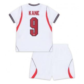 Køb  England Harry Kane #9 Udebanetrøje sæt til børn VM 2026