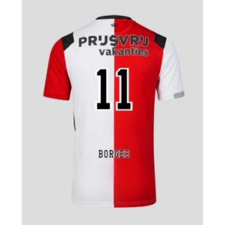 Køb  Feyenoord Goncalo Borges #11 Hjemmebanetrøje herre 2026-27 Fri fragt