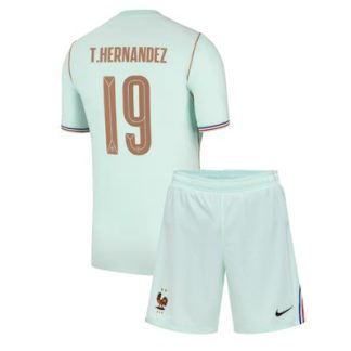 Køb  Frankrig Theo Hernandez #19 hjemmebanetrøje sæt til børn VM 2026 2