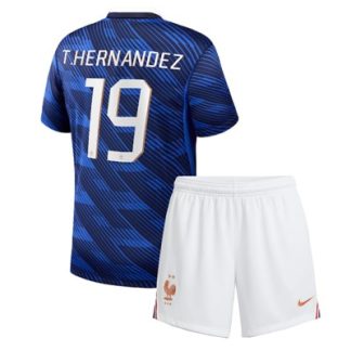 Køb  Frankrig Theo Hernandez #19 hjemmebanetrøje sæt til børn VM 2026