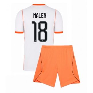 Køb  Holland Donyell Malen #18 Udebanetrøje sæt til børn VM 2026 3
