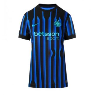 Køb  Inter Milan Hjemmebanetrøje Fodboldtrøje Dame 2025-26 Kortærmet