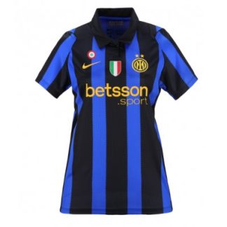Køb  Inter Milan Hjemmebanetrøje Fodboldtrøje Dame 2026-27 Kortærmet