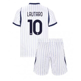 Køb  Inter Milan Lautaro Martinez #10 Udebanetrøje sæt til børn 2026-27 3