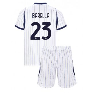 Køb  Inter Milan Alessandro Bastoni #95 hjemmebanetrøje sæt til børn 2026-27