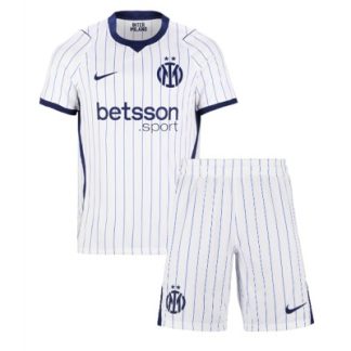 Køb  Inter Milan Udebanetrøje sæt til børn 2026-27 hvid 3