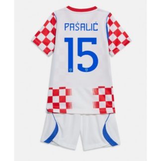 Køb  Kroatien Andrej Kramaric #9 Udebanetrøje sæt til børn VM 2026 2