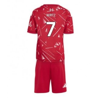 Køb  Liverpool Florian Wirtz #7 hjemmebanetrøje sæt til børn 2026-27 3