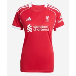 Køb  Liverpool Hjemmebanetrøje Dame Fodboldtrøjer 2025-26 Kortærmet