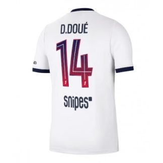 Køb  Paris Saint Germain PSG Desire Doue #14 Udebanetrøje 2026-27 Fodboldtrøje til Mænd