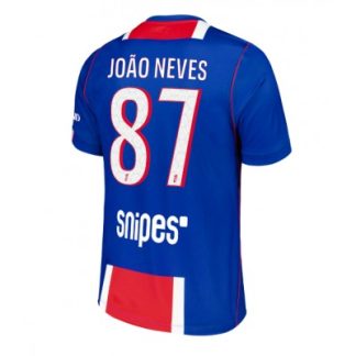 Køb  Paris Saint Germain PSG Joao Neves #87 Hjemmebanetrøje 2026-27 Fodboldtrøje til Mænd