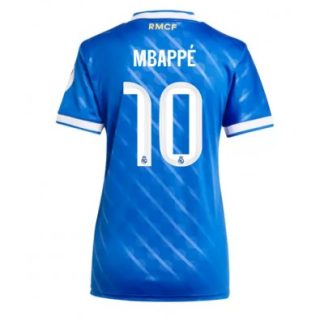 Køb  Real Madrid Kylian Mbappe #10 Tredjetrøje Dame Fodboldtrøjer 2025-26 Kortærmet