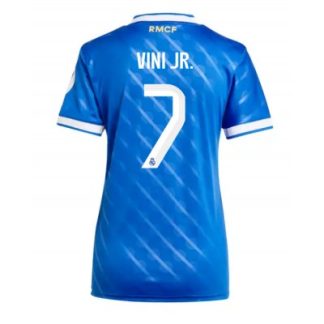 Køb  Real Madrid Vinicius Junior #7 Tredjetrøje Dame Fodboldtrøjer 2025-26 Kortærmet