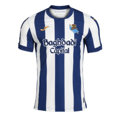 Køb Kortærmet Real Sociedad Fodboldtrøje til Herre – hvid blå Hjemmebanetrøje 2026/27 på nettet Køb Kortærmet Real Sociedad Fodboldtrøje til Herre – hvid blå Hjemmebanetrøje 2026/27