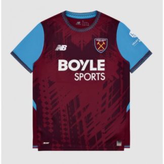 Køb  West Ham United Hjemmebanetrøje 2026/27 Herre rød blå Fodboldtrøje til Fans